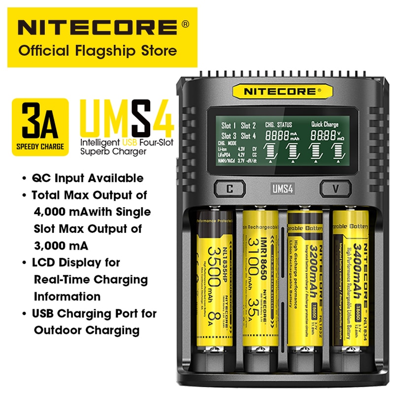 NITECORE UMS4  ͸ , USB 4A QC ..